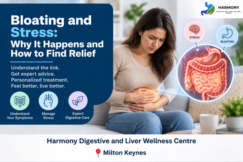 Bloating and Stress connection image