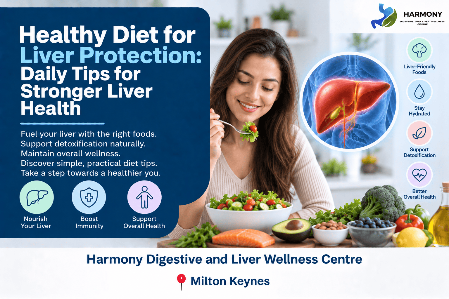 healthy diet for liver image