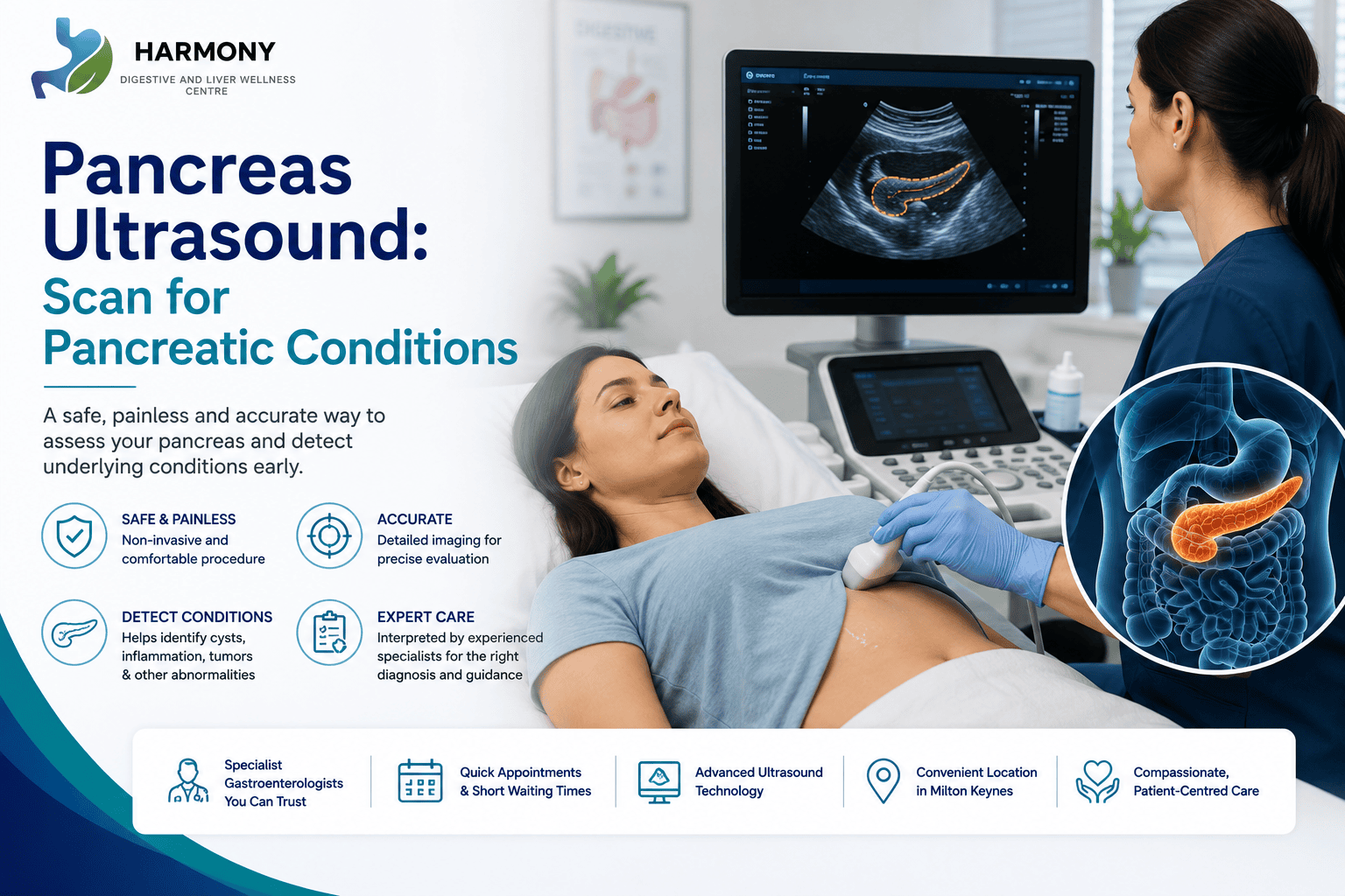Pancreas Ultrasound: Scan for Pancreatic Conditions
