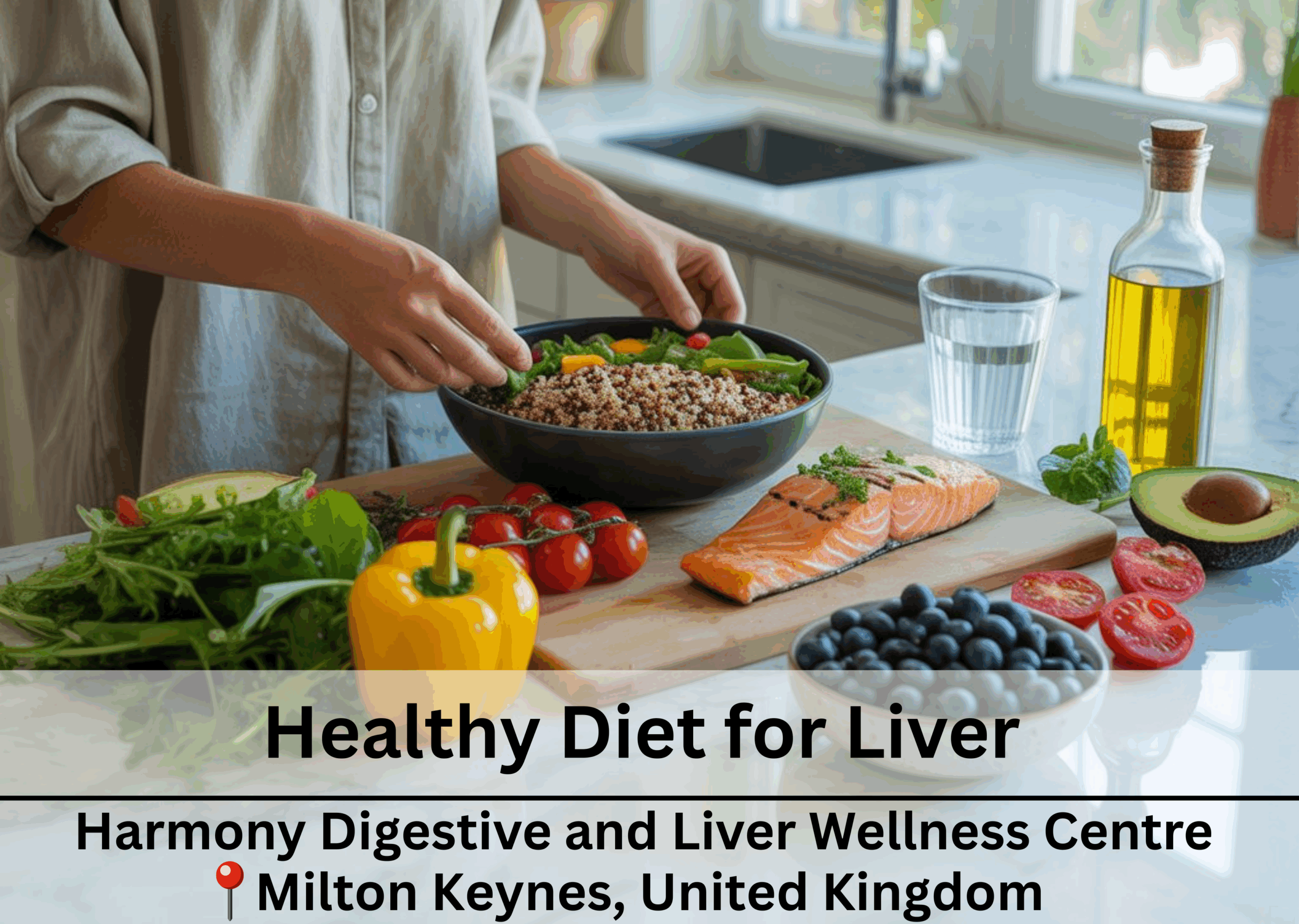 healthy diet for liver image