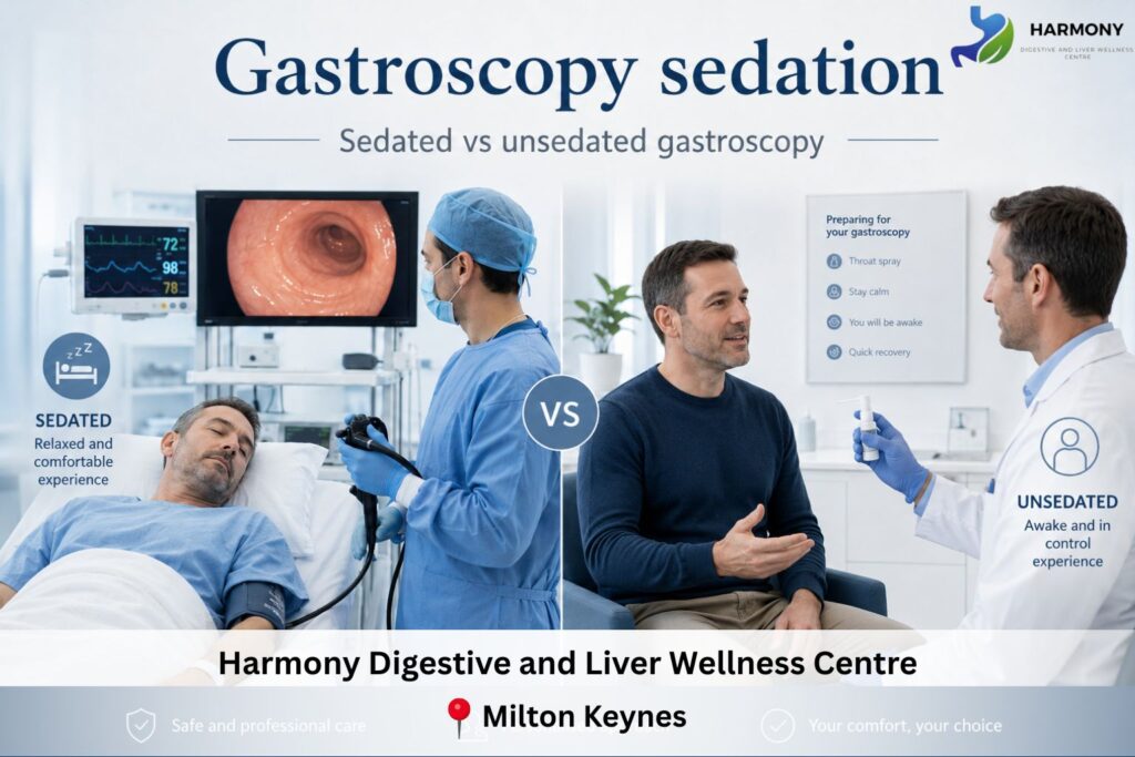 Gastroscopy sedation